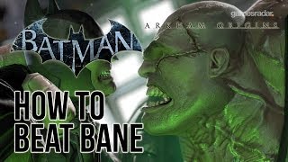 Batman Arkham Origins  Bane fight walkthrough [upl. by Fiester846]