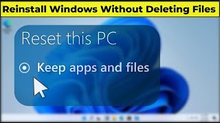 How to Reinstall Windows 1011 Without Losing Files [upl. by Htesil684]