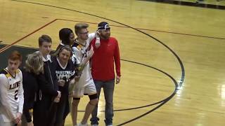 Fort Zumwalt East Senior Night February 16 2018 [upl. by Elladine]