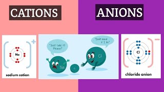 Cations and Anions  Chemistry Explained  Ions Formation and Examples [upl. by Arodoet]