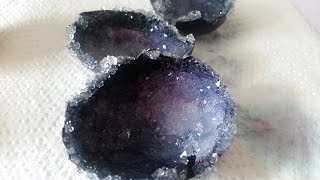 How to make eggshell geodes [upl. by Etnomaj]