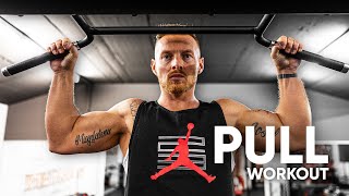 Back amp Biceps Home Workout with Pull Up Bar [upl. by Nirahs508]