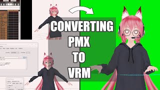 How to Convert MMD PMX Models to VRM for Vtubing [upl. by Paynter687]