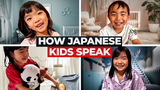 How Japanese Kids Speak Japanese 4 to 6 yo [upl. by Algernon]