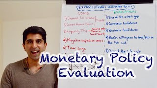 Y1 36 Monetary Policy  Problems and Evaluation [upl. by Elli]