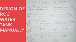 Design of rcc rectangular water tank resting on ground [upl. by Pendergast]