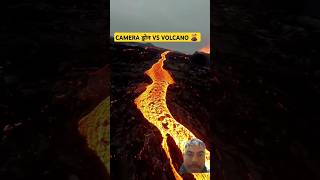 CAMERA DRONE VS VOLCANO 🌋 😱 drone shot shorts volcano greenscreen [upl. by Myron]