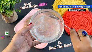 Gond Katira Recipe  Weight loss Summer drinkCooler  How To Make Gond Katira Reipes  Recipe 1 [upl. by Irmine]