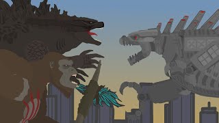 Godzilla KOTM  Gigans Revenge Godzilla Comic Dub Godzilla VS Gigan [upl. by Beilul]