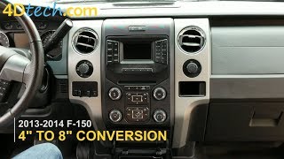 4quot to 8quot Factory SYNC 3 Upgrade Conversion  20132014 Ford F150 [upl. by Briant]