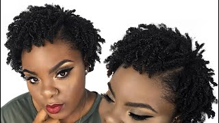 Shingling Method on Short THICK 4C Natural Hair  TWA Friendly  JOYNAVON [upl. by Boylan]