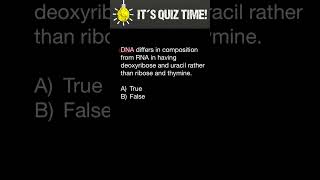 DNA composition vs RNA [upl. by Akelam]