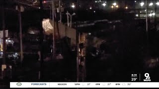 CSX train derailment fuel leak at Queensgate Yard [upl. by Htebyram]