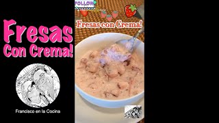 Fresas con Crema  Shorts [upl. by Anitsim]