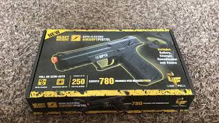 Review of the gfap13 airsoft gun by game face [upl. by Priscella]