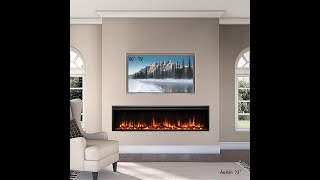 LegendFlame® Austin 72 Inches Wall Mount Electric Fireplace EF289A [upl. by Jo Ann323]