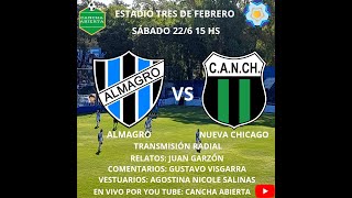 ALMAGRO VS NUEVA CHICAGO EN VIVO [upl. by Shwalb]