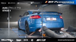 800HP AUDI TTRS DYNO PULLS  Stage 4 By BRPerformance  FLAMES [upl. by Yerhpmuh439]