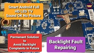 How to Fix LED TV Black Screen No Backlight ProblemTV disassemblySmart Impex LED TV RepairingLED [upl. by Buchanan875]