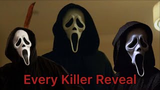 SCREAM  Every Ghostface Reveal [upl. by Esetal]