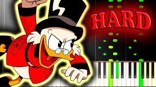 DUCKTALES 2017  THEME SONG  Piano Tutorial [upl. by Basilio]