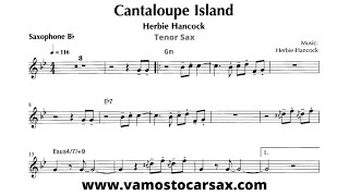 CANTALOUPE ISLAND tenor sax HERBIE HANCOCK [upl. by Lybis]