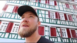 American explores Old German Town altstadt  Calw Baden Württemberg Germany Herman Hesse Stadt [upl. by Irby]