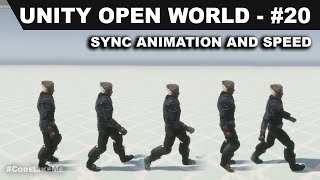 Unity Open World 20  Sync Walk Animation amp Movement Speed [upl. by Malas644]