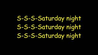 Bay City Rollers Saturday Night Lyrics [upl. by Htabmas]