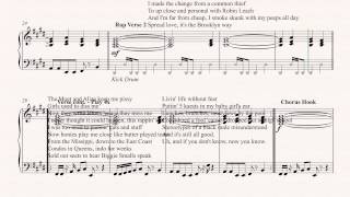 Piano  Juicy  Notorious BIG  Sheet Music Chords amp Vocals [upl. by Templas215]