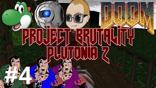 Lets Play Plutonia 2  Part 4 COOP amp BRUTALITY DOOM [upl. by Shandie]