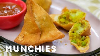 How To Make Samosas with Chintan Pandya [upl. by Rehptsirhc]