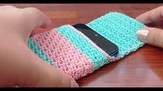 Funda para Movil  Celular a Crochet [upl. by Siwel119]