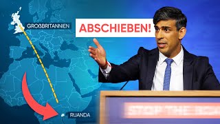 Hartes Abschieben nach Ruanda Briten schieben illegale Migranten künftig ab [upl. by Braswell]