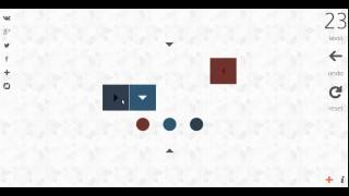 Game about squares Walkthrough  Levels 21 to 25 [upl. by Manouch356]