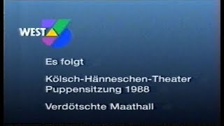 Köln  Hänneschen Theater 1988 [upl. by Steffie395]