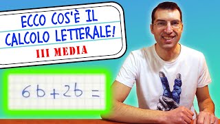 Cosè il calcolo letterale e come si fa  Terza Media Tutorial per genitori [upl. by Yrrak591]