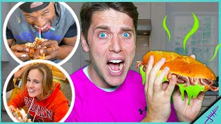 DISGUSTING SANDWICH CHALLENGE Ft Jenna Bandy Chris Staples [upl. by Ruthven170]