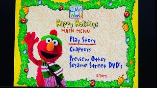 Elmo’s World Happy Holidays 2002 DVD Menu Walkthrough [upl. by Attenaz996]