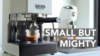 GAGGIA CLASSIC PRO  Small But Mighty Home Espresso [upl. by Trevor]