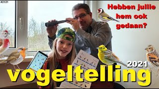 VOGELTELLING 2021 Hebben jullie ook meegedaan 29 tm 31 januari vogelbescherming Nederland 2121 [upl. by Hanah]