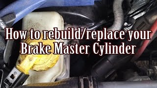 How to rebuild or replace an AudiSeatVWSkoda brake master cylinder [upl. by Domash]