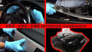 BKM  E93 E92 E90 Interior ausbauen in 10 Minuten  HowTo [upl. by Rutger818]