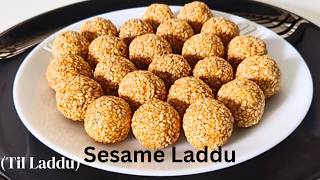 Easy Sesame Laddu  Til Laddu Recipe [upl. by Shiverick]