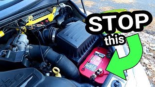 CAR ELECTRICAL PROBLEMS P0622 P0562 system voltage low PT Cruiser Battery Connection FIX [upl. by Okechuku72]