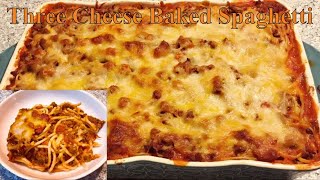 Homemade Baked Spaghetti Recipe  HOW TO MAKE BAKED SPAGHETTI EASY [upl. by Moureaux985]