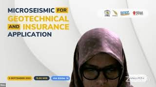 Seminar Online KK GL  Microseismic for Geotechnical and Insurance Application [upl. by Dehnel]