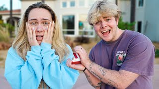 PROPOSAL PRANK ON MY GIRLFRIEND [upl. by Bealle]