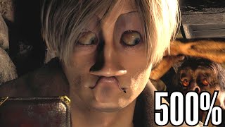 Resident Evil 4 But 500 Facial Animations [upl. by Ecitsuj24]