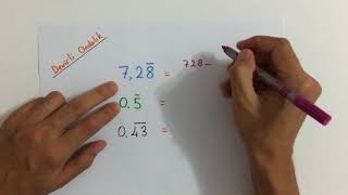 Devreden Ondalık Sayılar cyclic decimal numbers ⏳ [upl. by Ocsinarf]